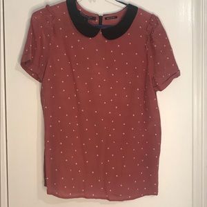 Scotch & Soda, salmon, starred, short-sleeve top